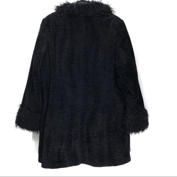 Torrid Faux Fur Shearling Animal Print Winter Coat - Picture 3 of 10